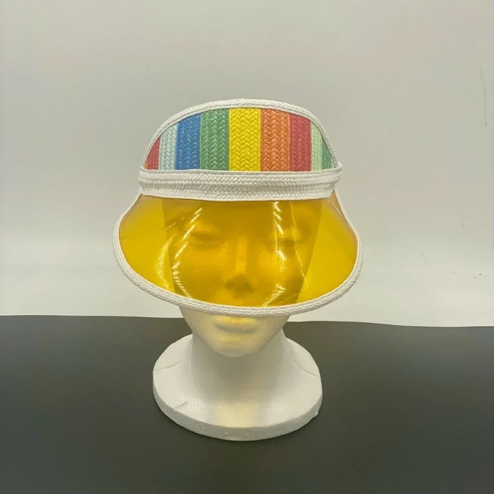 VTG Rainbow Pride LGBTQ+ Adjustable Visor-Tinted - Picture 1 of 9
